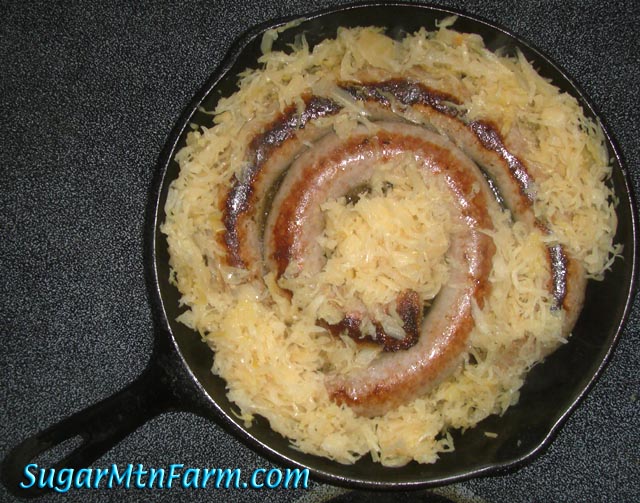  than pork ribs, kielbasa,find Oil onion sour sauerkraut may be Kielbasa